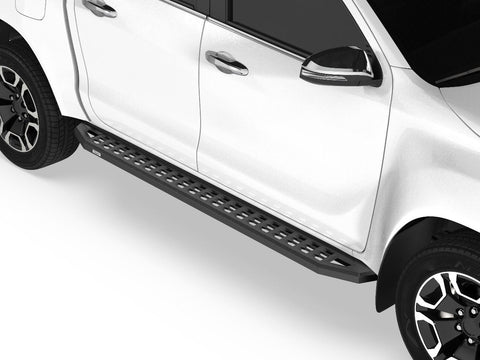 PISADERAS DE ACERO EXTREME Maxus T60 GL/DX/D20 D/C – T90 D/C (2018-2026) – Negra
