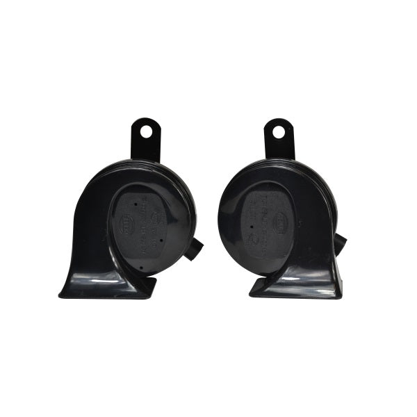 KIT BOCINAS TROMPETA DOBLE 12V. HONDA – NEGRAS