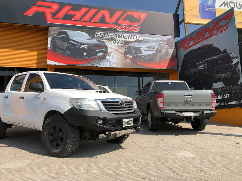 Bumper Delantero Evo 3 Toyota Hilux Vigo 2005-2011 carrocería angosta (sin fender flares)