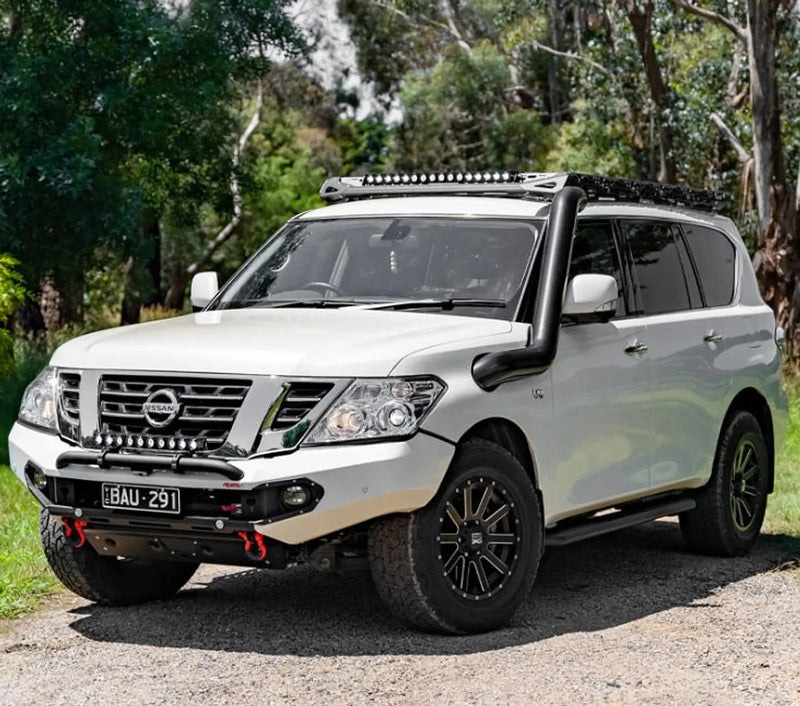 Bumper Delantero Evo 3D Nissan Patrol Y62 2010+ c/Sensores, Lavafaros y Radar
