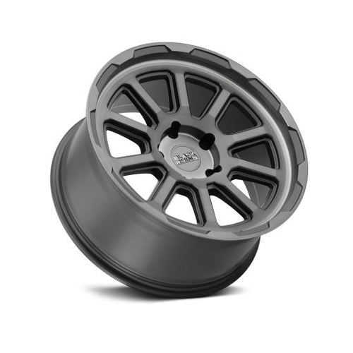 17X8,0 5X120/10 Black Rhino Chase Matte Black (foto 2 de 3)