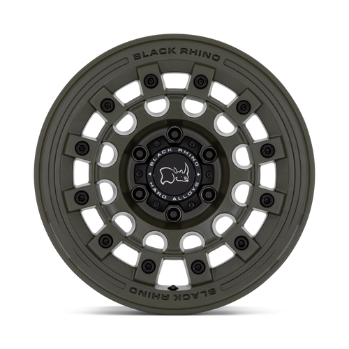 17X8.0 5X114.3/20 Black Rhino Fuji Olive Drab Green