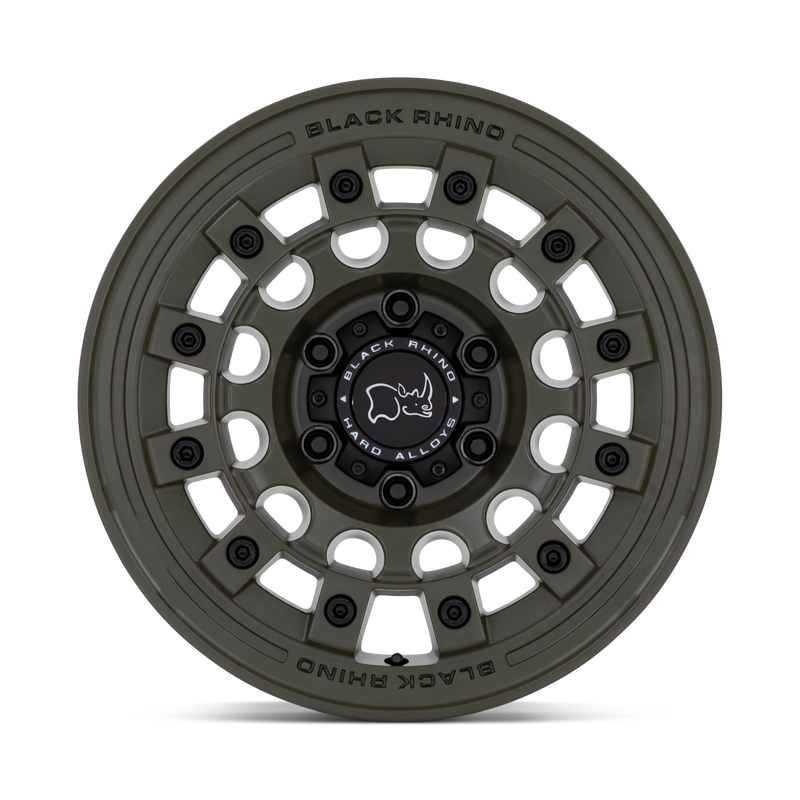 17X8.0 5X114.3/20 Black Rhino Fuji Olive Drab Green