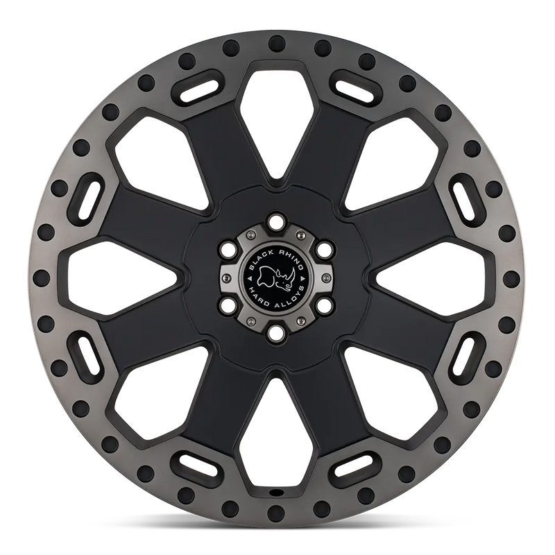 17X8.0 5X114.3/35 Black Rhino Warlord Matte Gunmetal