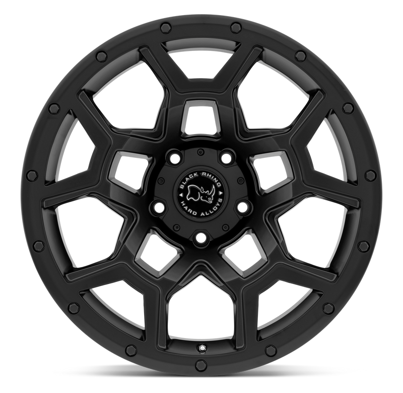 17X8.0 5X120/35 Black Rhino Overland Matte Black