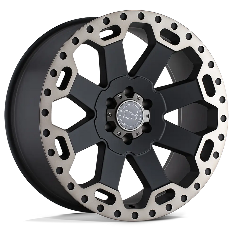 17X8.0 5X120/35 Black Rhino Warlord Matte Gunmetal