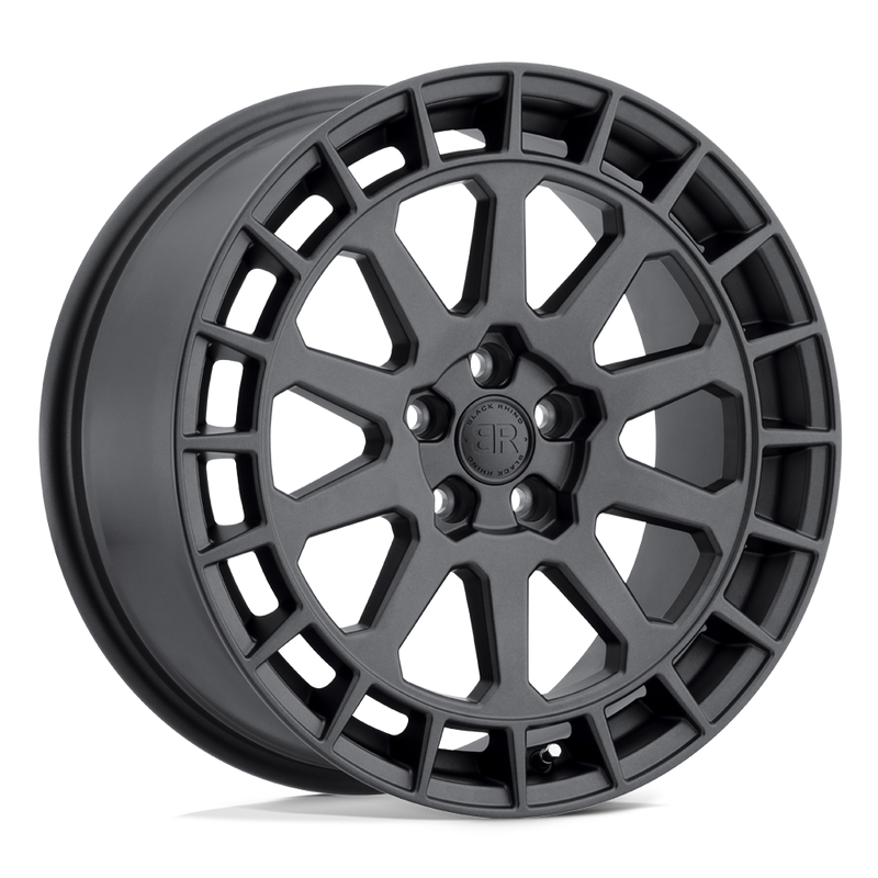 17X8.5 6X114.3/12 Black Rhino Boxer Gunblack