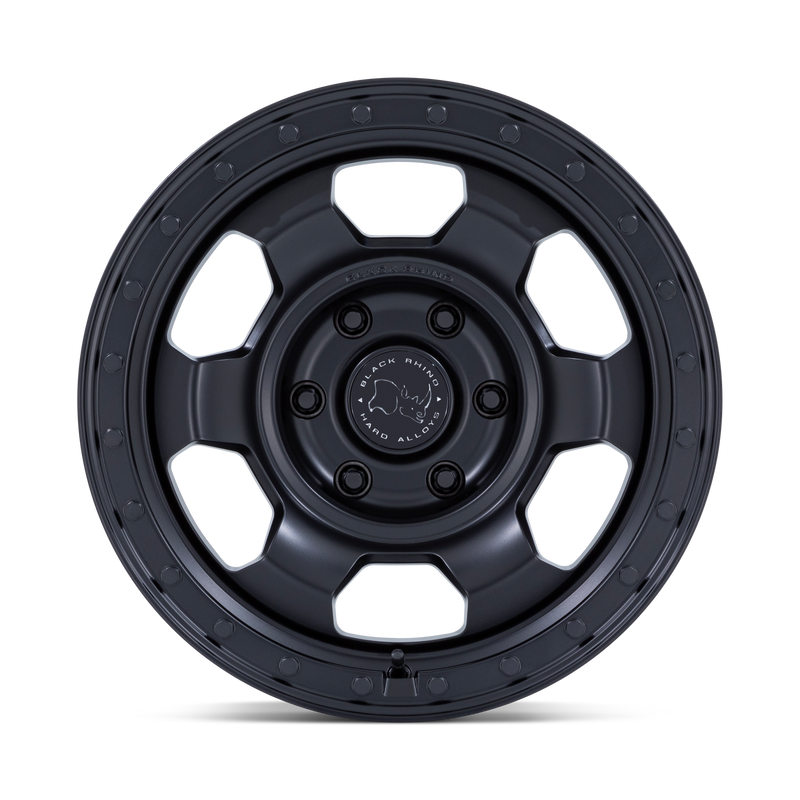 Llanta Black Rhino Rival Matte Gunmetal with Matte Black Lip (17x8.5 6x139.7 / ET+10)