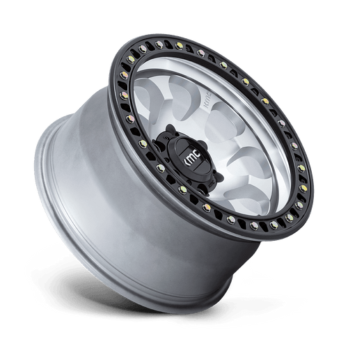 17X8.5 6X139.7/10 Kmc Riot Machined W/Satin Black Lip Cb106 (foto 2 de 3)