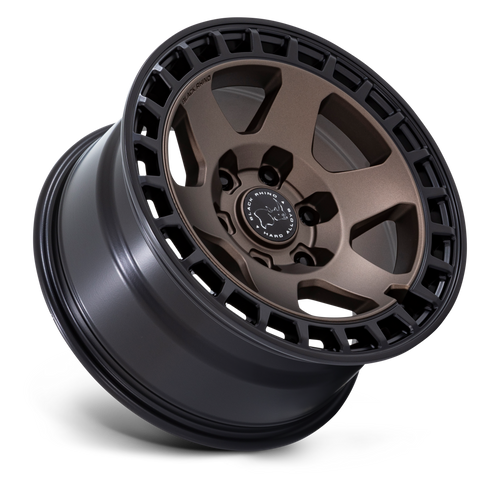 17X8.5 6X139.7/-10 Black Rhino Bahari Matte Bronze W/Blk B (foto 2 de 3)