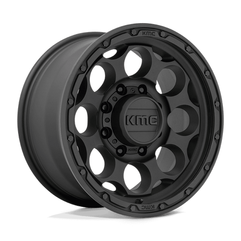 17X9.0 5X127/-12 Kmc Dirty Harry Textured Black Cb71,5