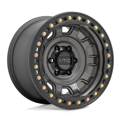 Llanta KMC Tank Beadlock Anthracite (17x9.0 5x127 / ET-38)