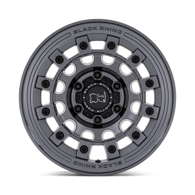17X9.0 6X139.7 /-12 Black Rhino Fuji Matte Gunmetal