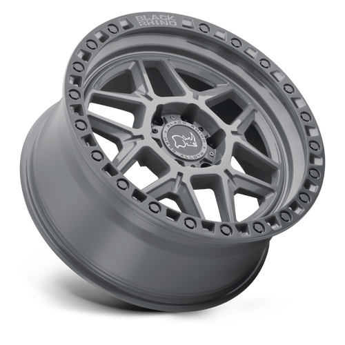 17X9.0 6X139.7/-12 Black Rhino Kelso Battleship Gray W/Black (foto 2 de 3)