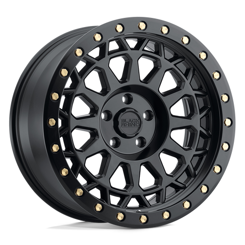 17X9.0 6X139.7/-12 Black Rhino Primm Matte Black Brass Bolts
