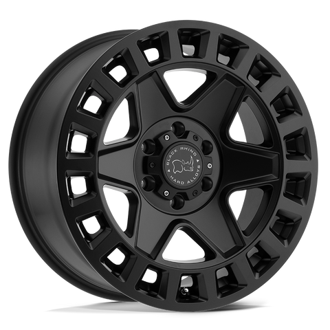 17X9.0 6X139.7/-12 Black Rhino York Matte Black