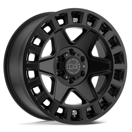17X9.0 6X139.7/-12 Black Rhino York Matte Black