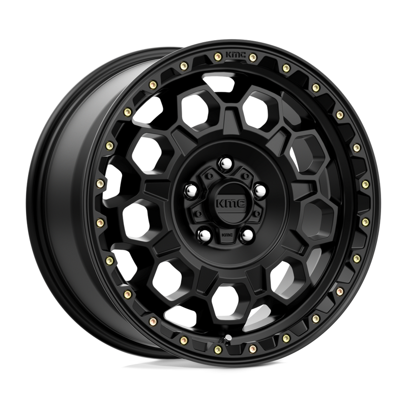 17X9.0 6X139.7/-12 Kmc Trek Satin Black Cb106.1