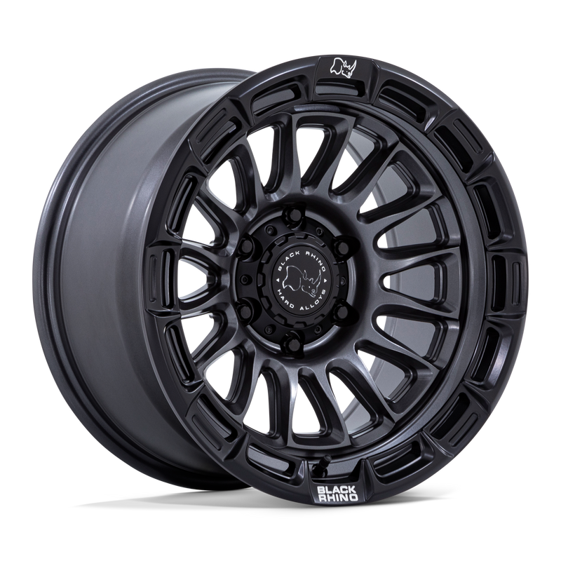 Llanta Black Rhino Rival Matte Gunmetal with Matte Black Lip (17x9.0 6x139.7 / ET+01)