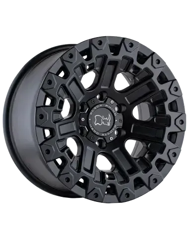 17X9.5 6X114.3/12 Black Rhino Ozark Matte Black