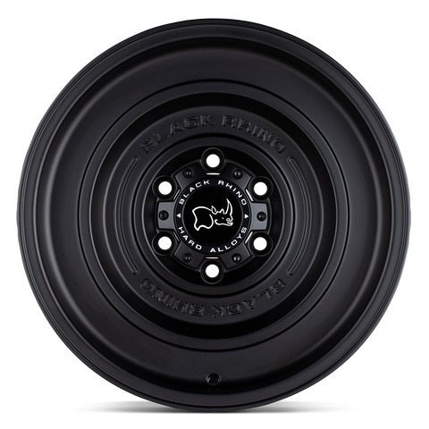 17X9.5 6X139.7/-12 Black Rhino Solid Matte Black
