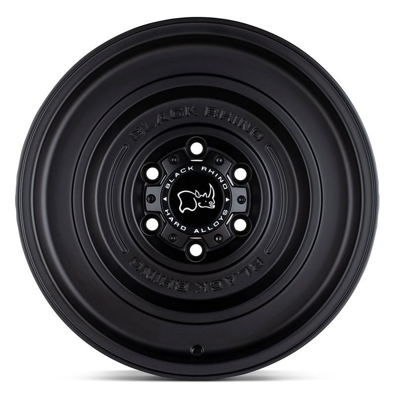 17X9.5 6X139.7/-12 Black Rhino Solid Matte Black