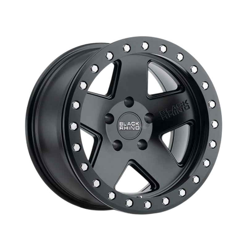17X9.5 6X139.7/-18 Black Rhino Crawler Matte Black