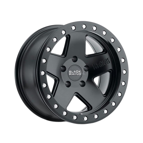 17X8.5 5X127/-32 Black Rhino Crawler Beadlock Matte Black