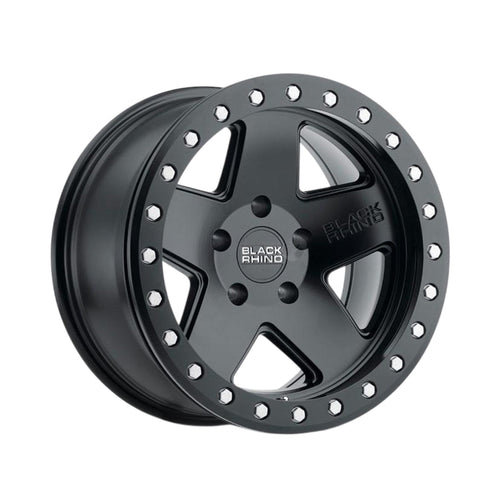 17X8.5 5X127/-32 Black Rhino Crawler Beadlock Matte Black