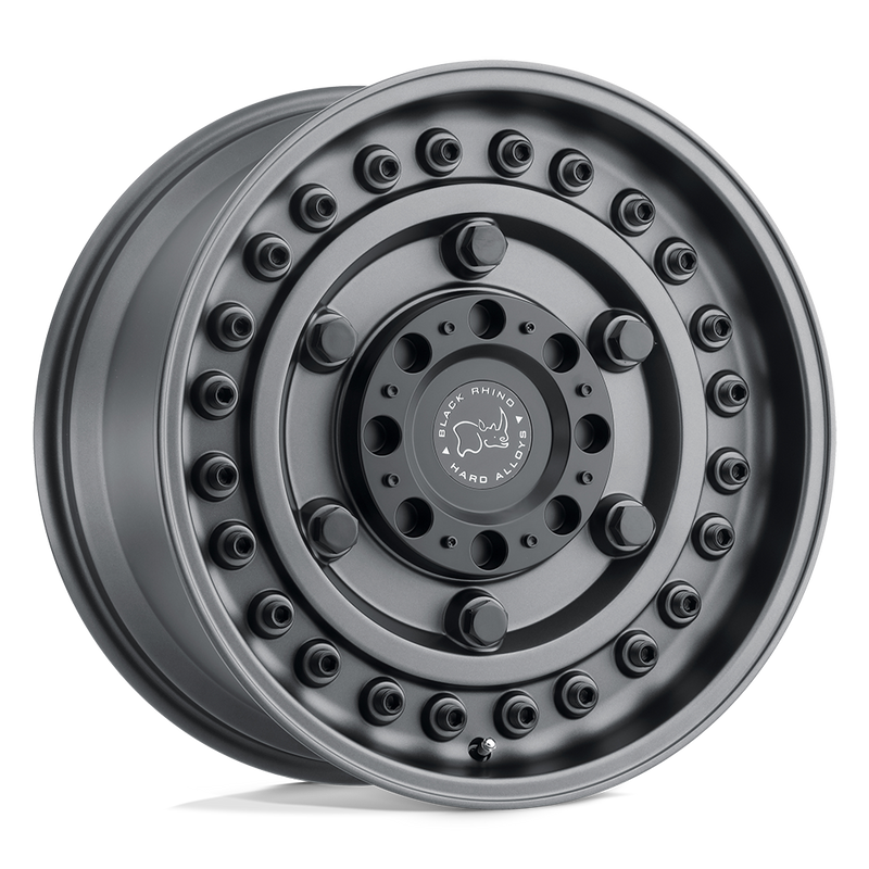 17X9.5 6X139.7/6X135/-18 Black Rhino Armory Gunblack