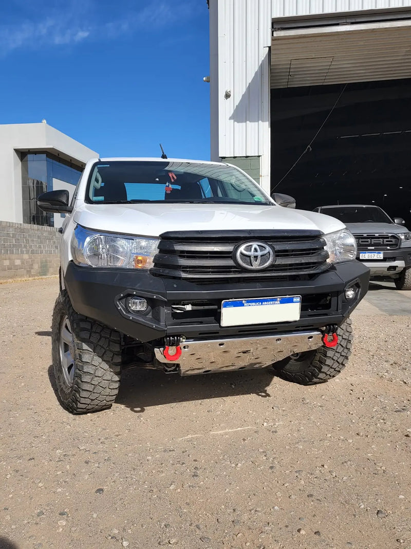 Bumper Delantero Evo 3D Toyota Hilux Revo 2016-2019 versión DX
