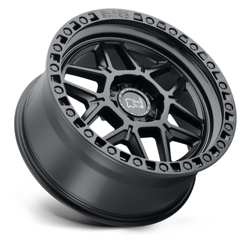 17X9.0 6X139.7/-12 Black Rhino Kelso Matte Black W/Black Bol (foto 2 de 3)
