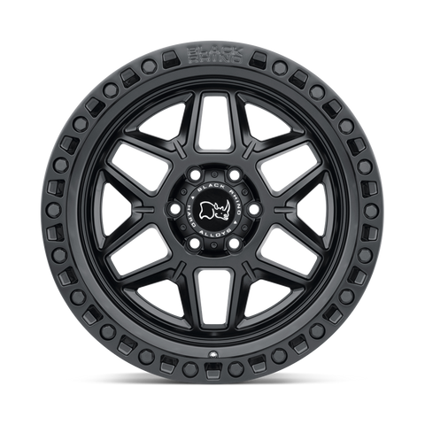 Llanta Black Rhino Kelso Matte Black with Black Bolts (18x9.0 6x139.7 / ET+12)