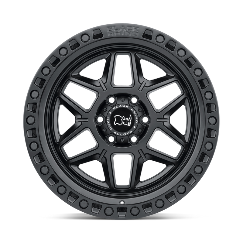 Llanta Black Rhino Kelso Matte Black with Black Bolt (20x9.0 6x139.7 / ET+12)