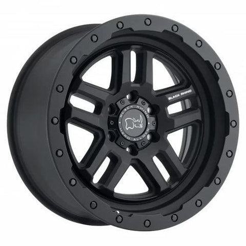 17X9.5 6X139.7/12 Black Rhino Barstow Matte Black