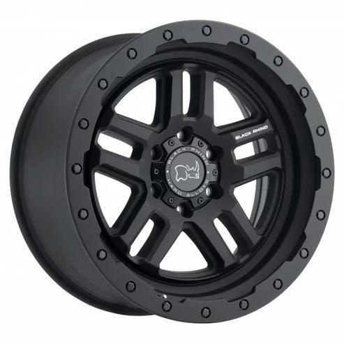 17X8.0 5X120/30 Black Rhino Barstow Matte Black