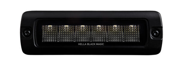 HELLA BLACK MAGIC 6 LED MINI BARRA – FLOOD BEAM EMBUTIDA