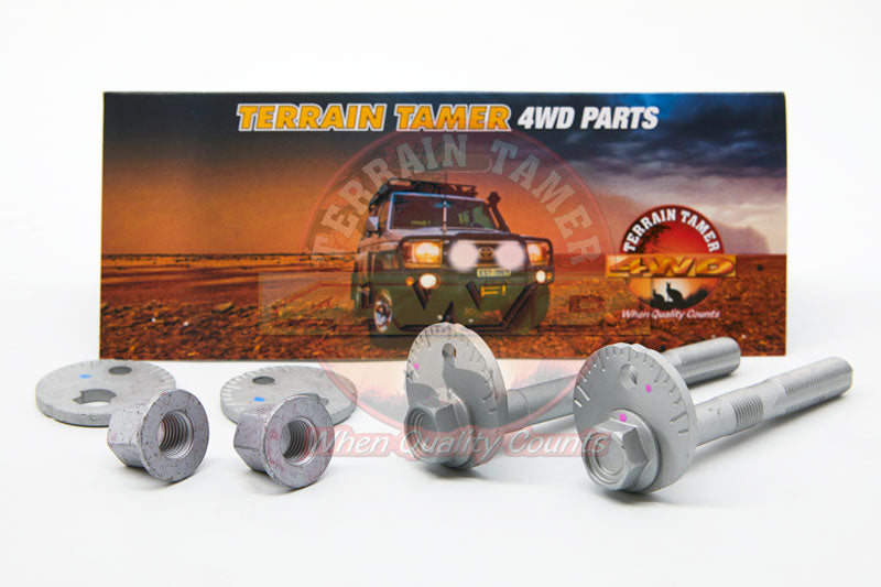 Camber Adjusting Bolt Kit One Side Front & Rear Of Arm