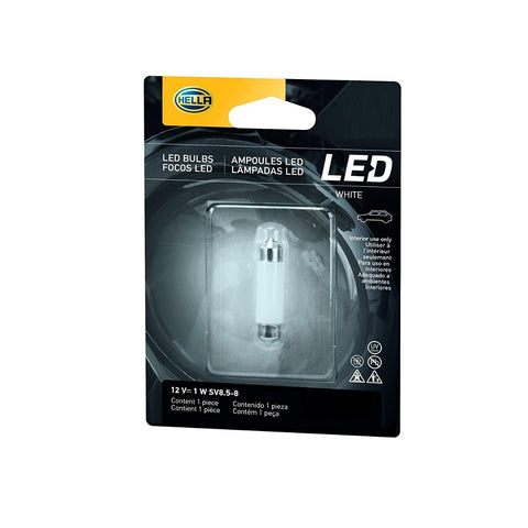 Ampolletas 6411 LED 6500 Kelvin 12V. 1W. Hella