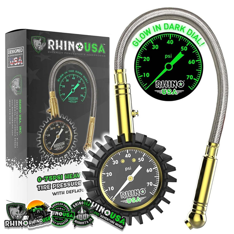 Manómetro Heavy Duty de Presión (0-75 PSI) para Neumáticos