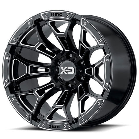 KMC XD841 20x10 / 6x139 / -18 / G-BLK MILL / 4unds