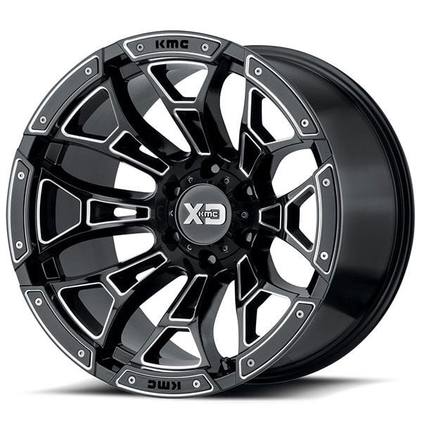 KMC XD841 20x10 / 6x139 / -18 / G-BLK MILL / 4unds