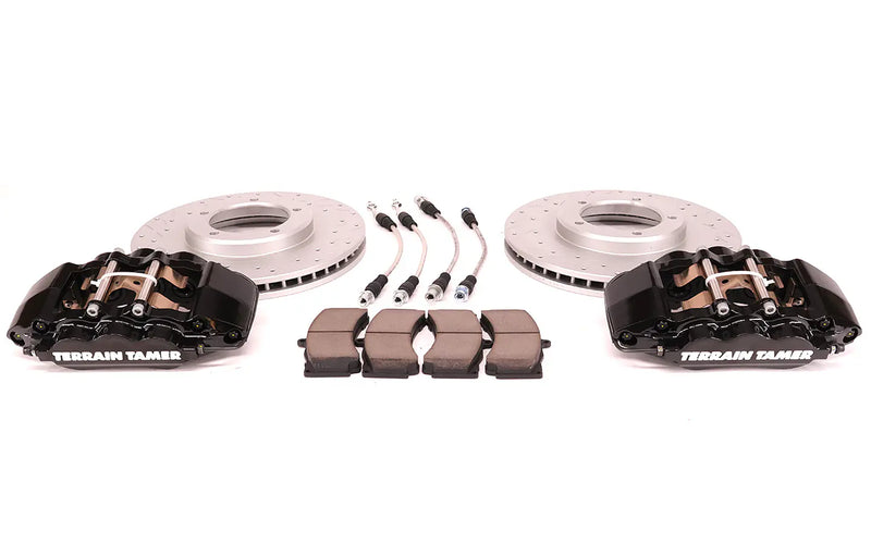 Kit Freno Extremo Delantero 6 Pistones Terrain Tamer Toyota Land Cruiser 70 2016+ Mazas Automáticas (TTBBK08)