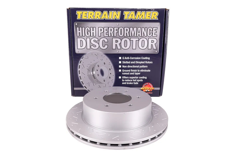Disco de freno perforado y ranurado trasero Terrain Tamer Amarok / Ranger (DR3110HP)
