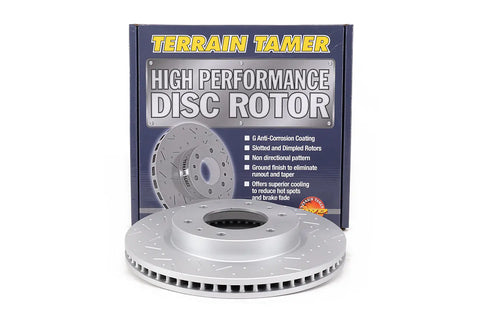 Disco de freno perforado y ranurado delantero Terrain Tamer L200 - Triton / Navara - Frontier (40206-A020PHP)