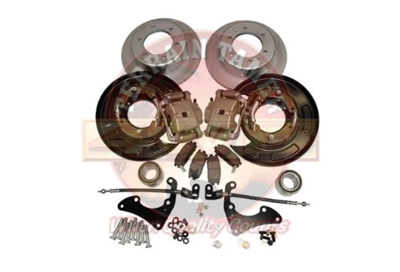 Conversión Freno Trasero a Disco Terrain Tamer Nissan Navara NP300 D23 2015+ (TTBCK007)
