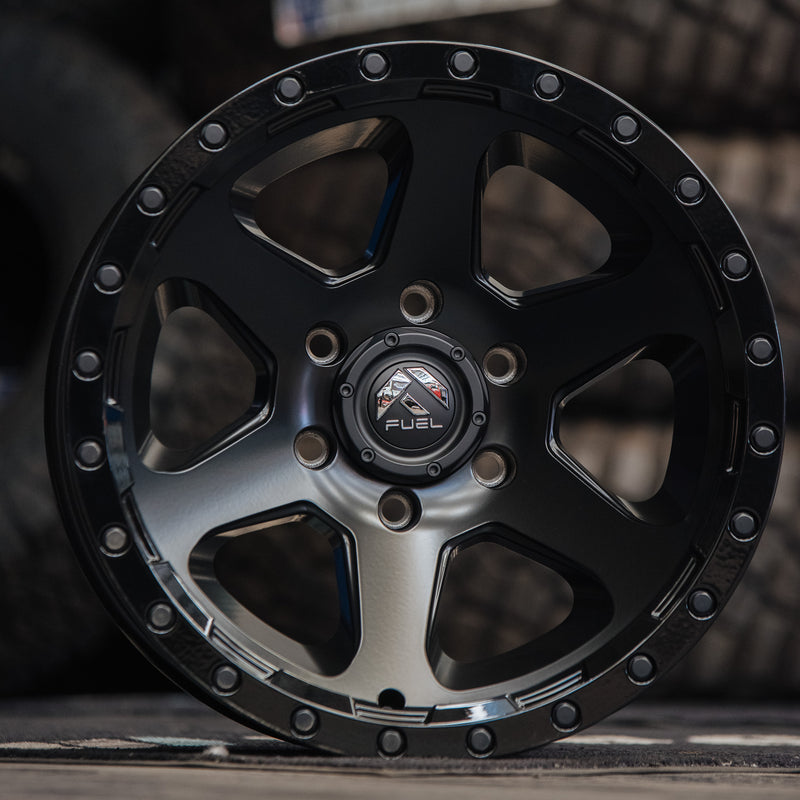 FUEL RIPPER D589 17X9 / 6X139 / -12 / S-BLK / 4unds