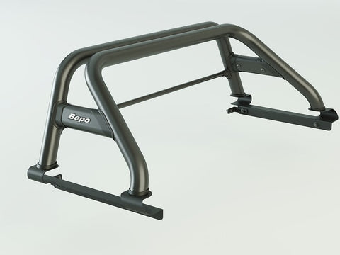 BARRA SOBRE RIEL PREMIUM Mitsubishi L200 Work/Katana/Dakar D/C (2016-2024) – Negra