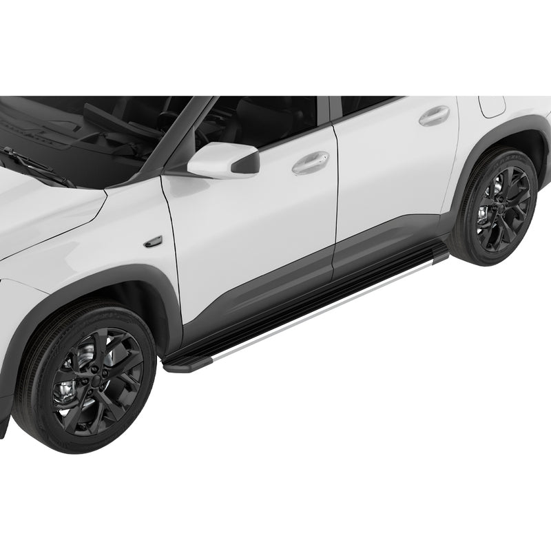 PISADERAS DE ALUMINIO SUV Chevrolet New Montana (2023-2026) – Negro/Pulido