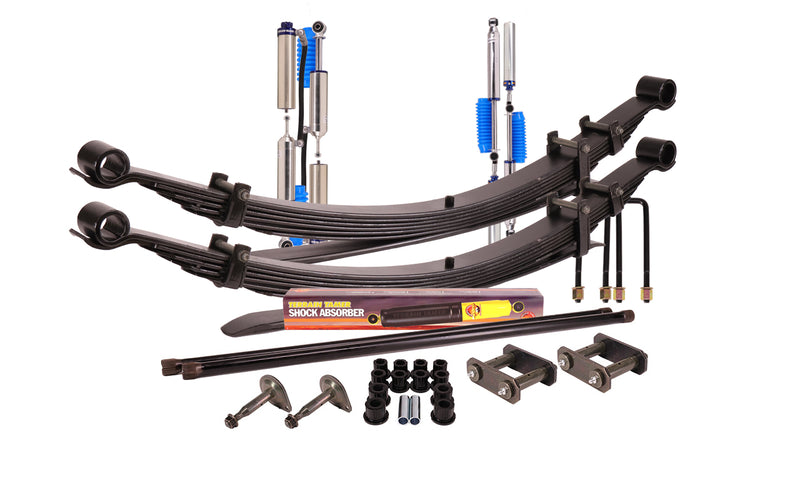 Kit Susp.Amortiguadores Pro Ballestas Bujes Barra De Torsion